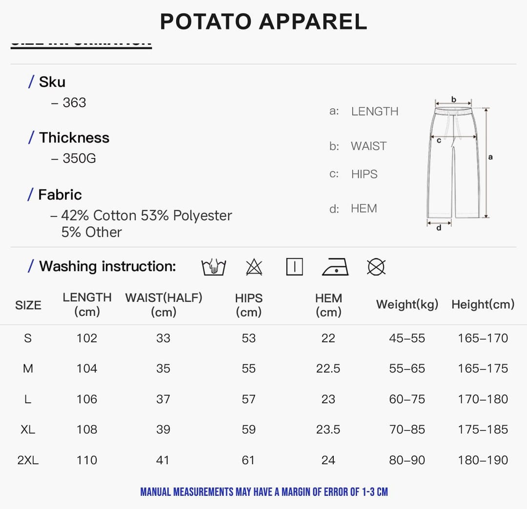 Heavy 350Gsm Fleece Oversized Sweatpant – detail 2