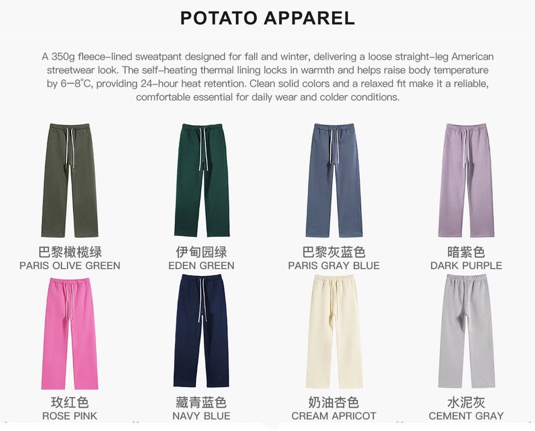 Heavy 350Gsm Fleece Oversized Sweatpant – detail 3
