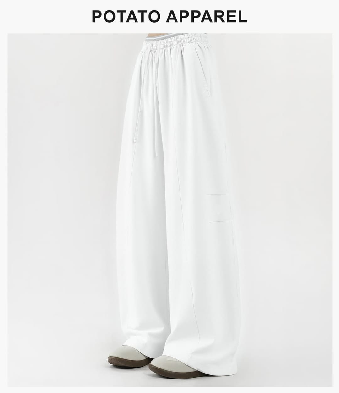Heavy 390GSM Terry Elastic Distorted Pants – detail 10
