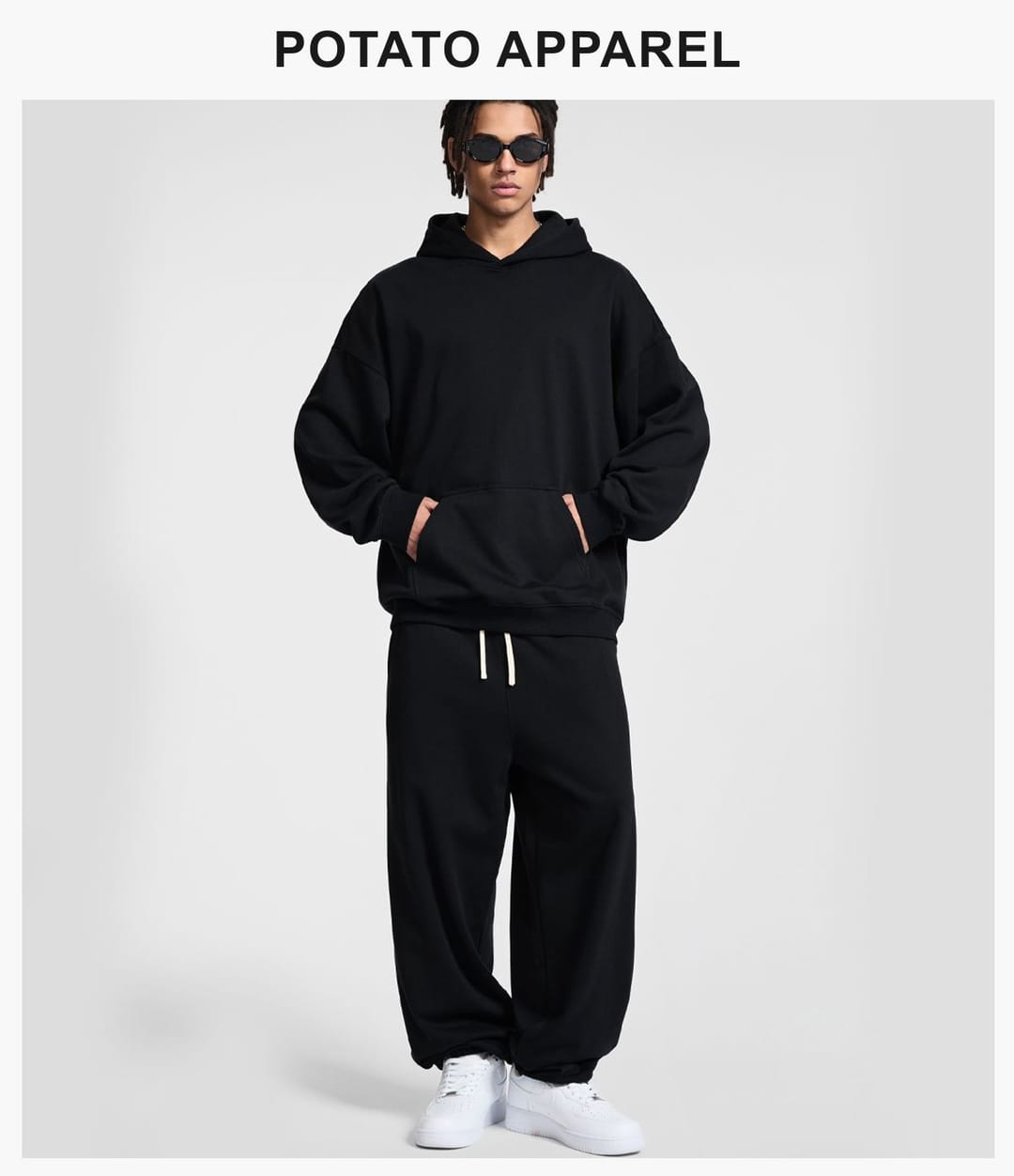 Heavy 400Gsm Terry Oversized Unisex Hoodie – detail 10