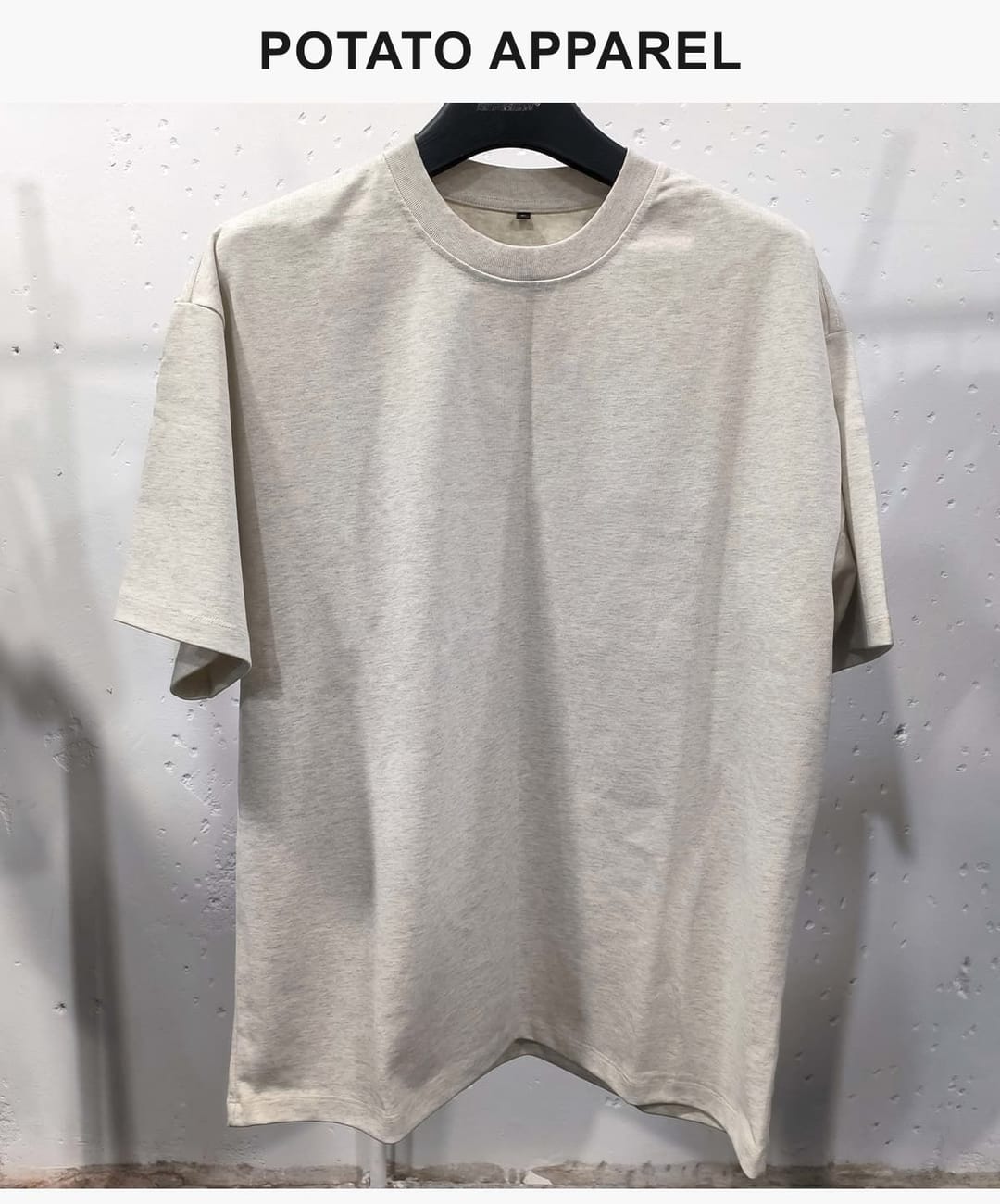 Heavy 425 GSM 16s 100% Cotton Oversized T-Shirt – detail 11