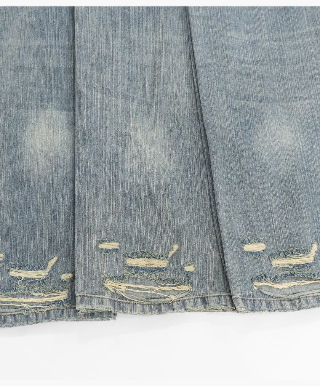 Heavy 430g Distressed Straight-Leg Jeans – detail 11
