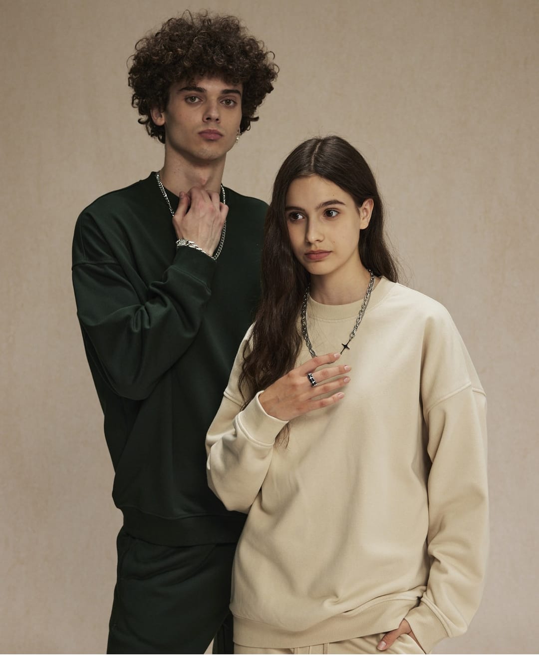 Heavy 430Gsm Cotton Terry Oversized Sweatshirt – detail 15