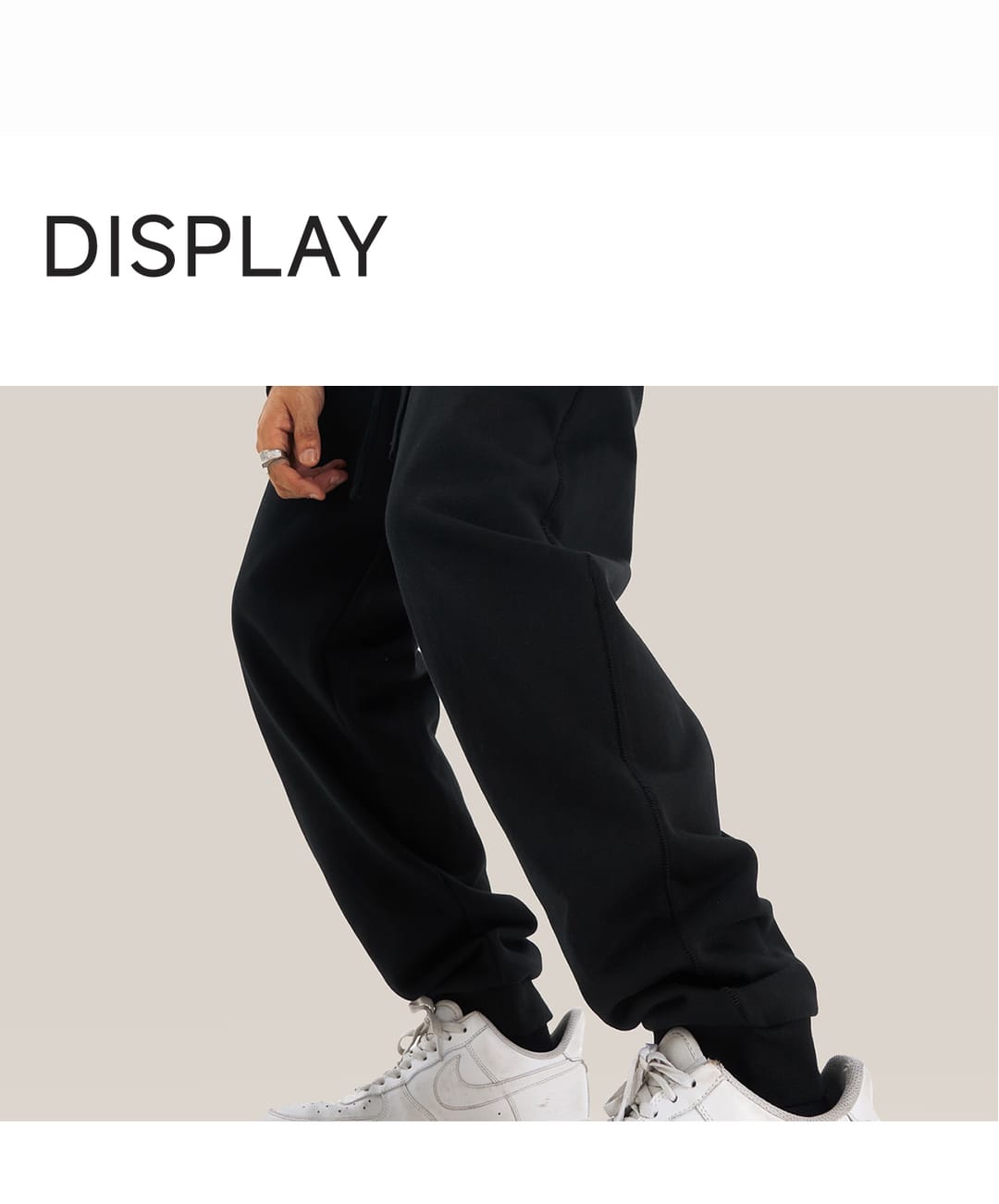 Heavy 440Gsm Terry Jogger Sweatpants – detail 7