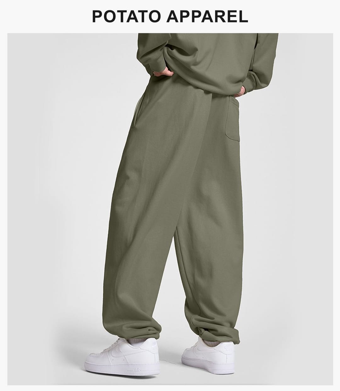 Heavy French Terry 400Gsm Joggers – detail 12