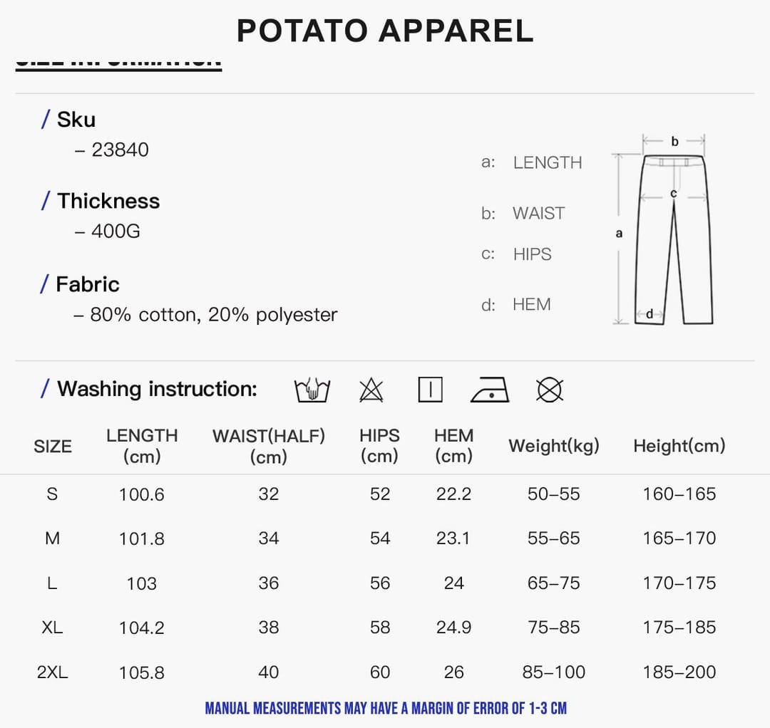 Heavy French Terry 400Gsm Joggers – detail 2
