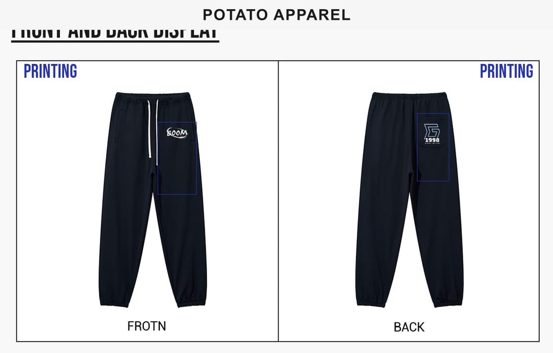 Heavy French Terry 400Gsm Joggers – detail 7