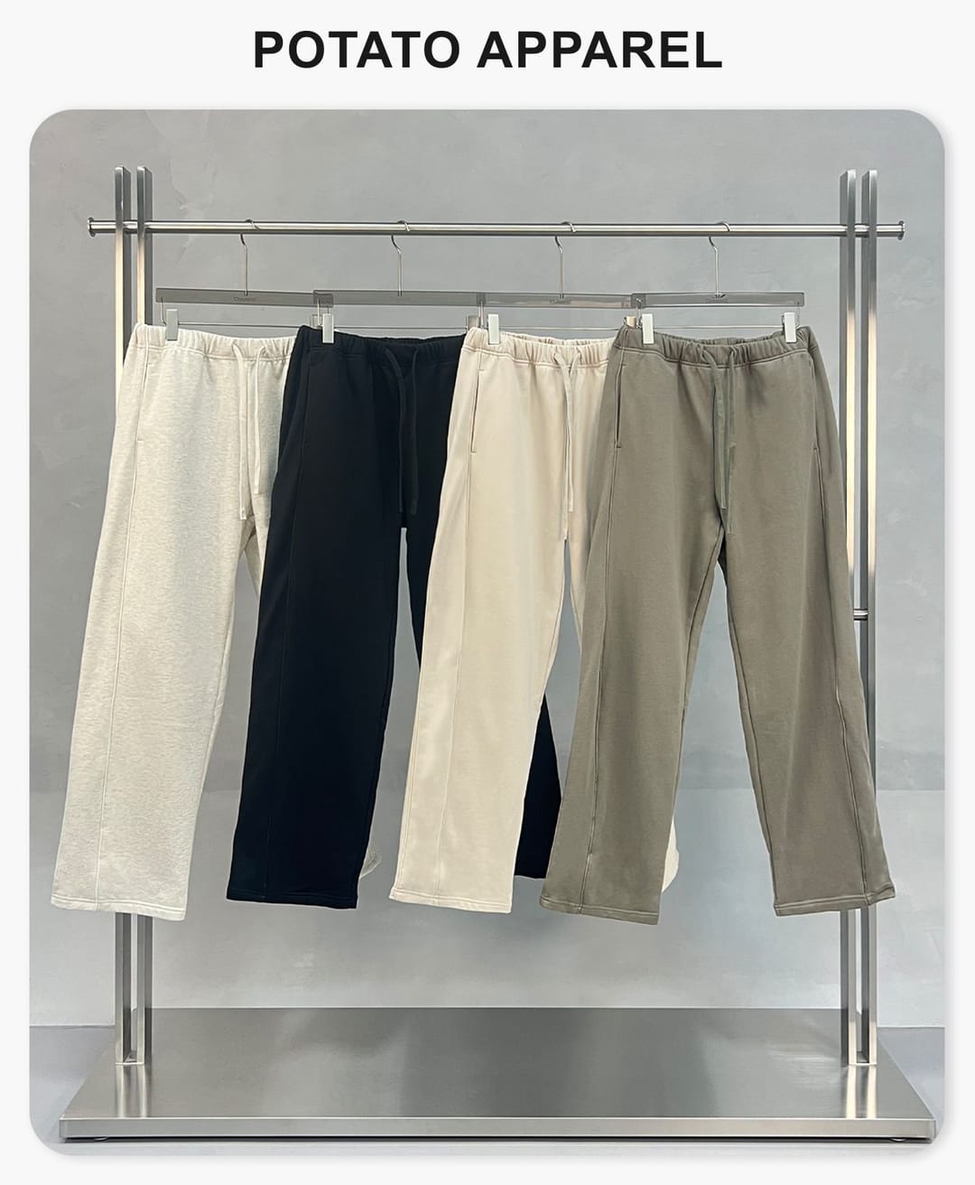 Heavy Terry 445gsm Straight Leg Sweatpants – detail 1