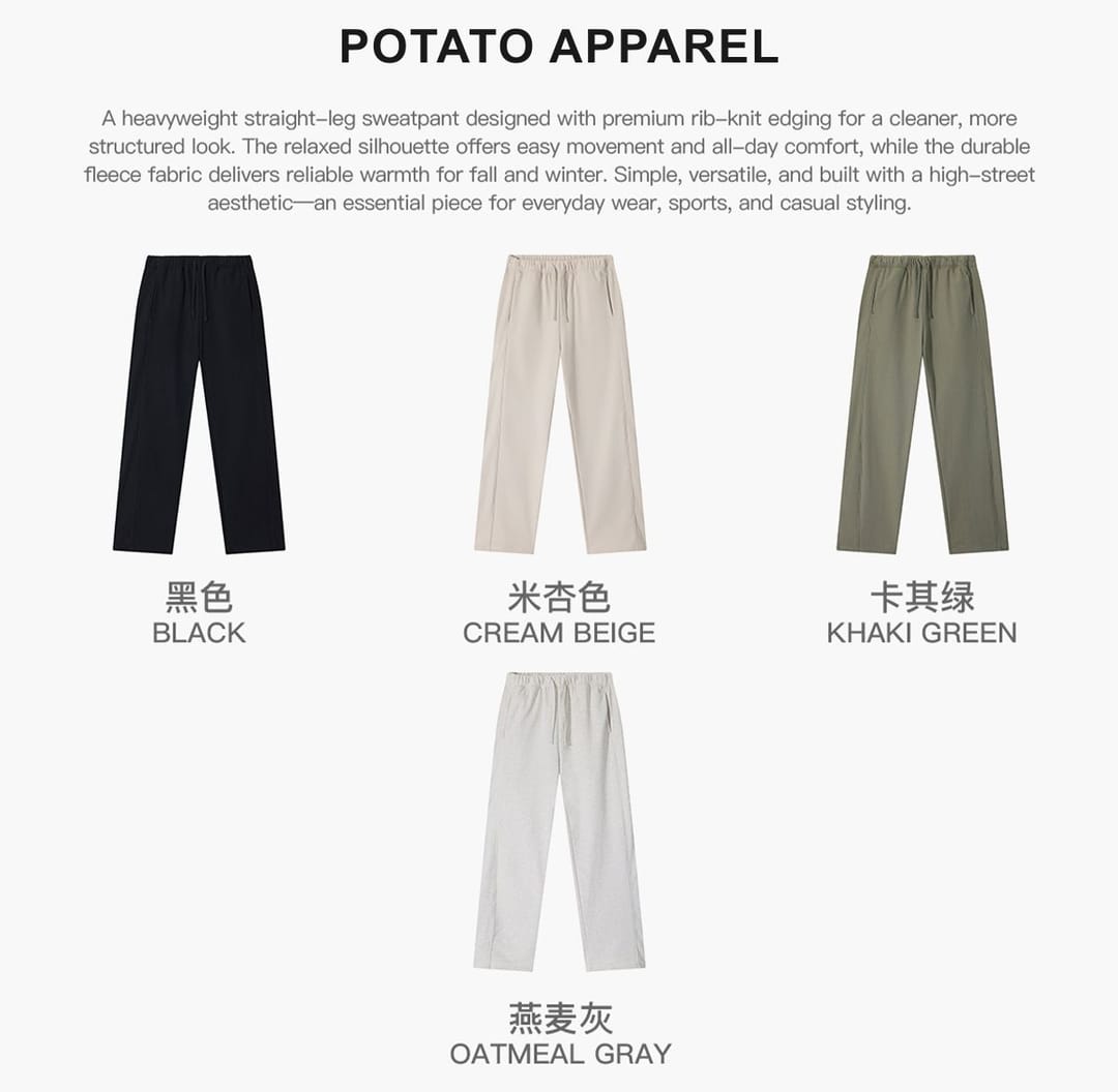 Heavy Terry 445gsm Straight Leg Sweatpants – detail 3