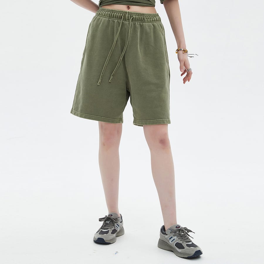 Heavy Weight 420Gsm Vintage Wash Cotton Terry Shorts thumbnail 4