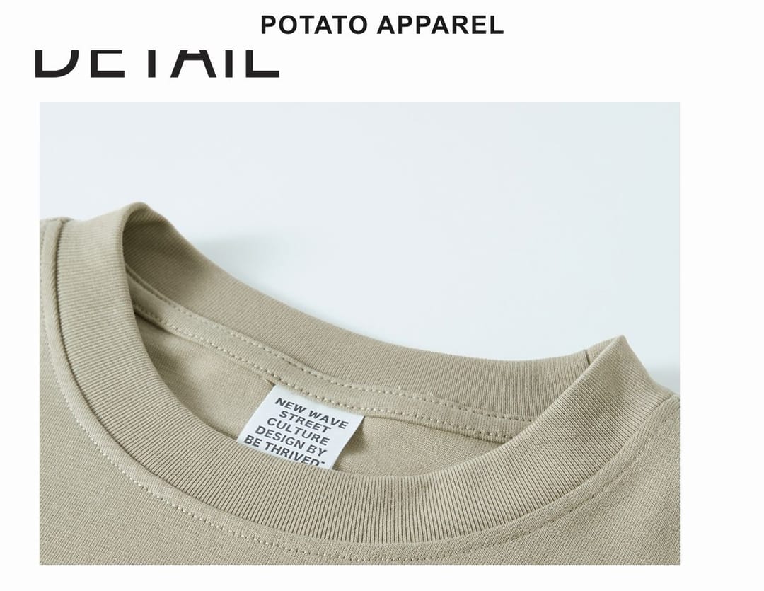 Heavy Weight Cotton 425Gsm Long Sleeve T-Shirt – detail 5