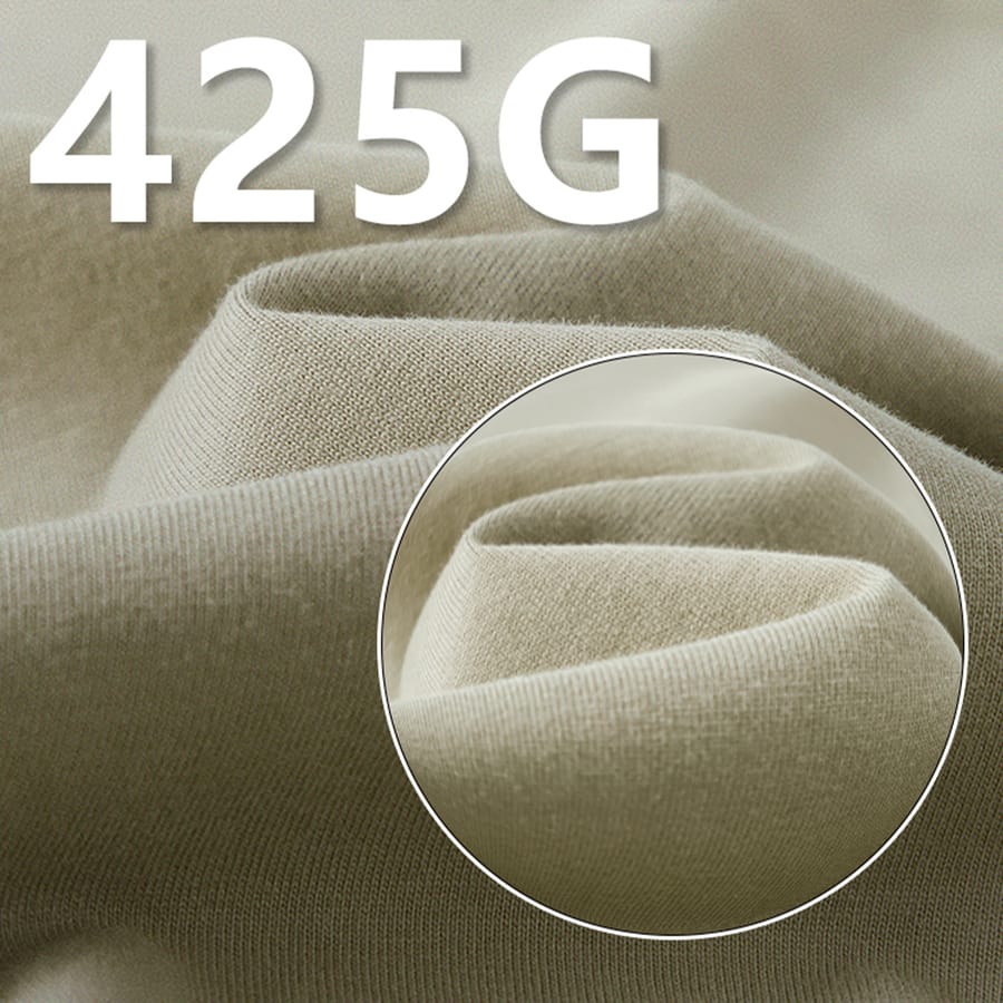 Heavy Weight Cotton 425Gsm Long Sleeve T-Shirt thumbnail 5