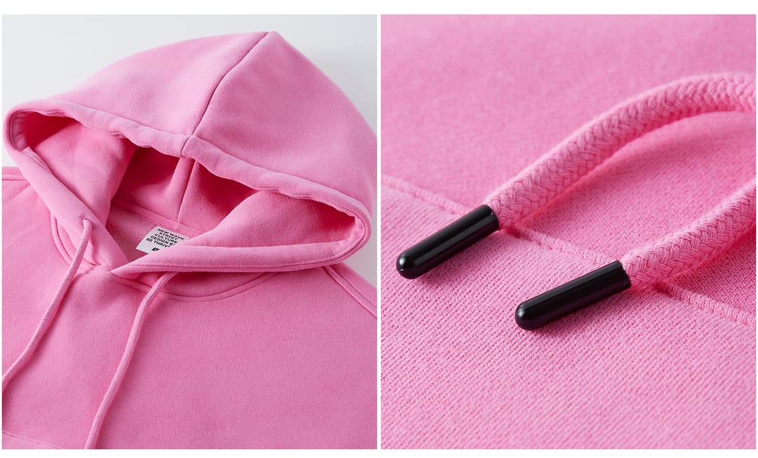 Heavy weight Fleece 345Gsm Cropped Hoodie – detail 5