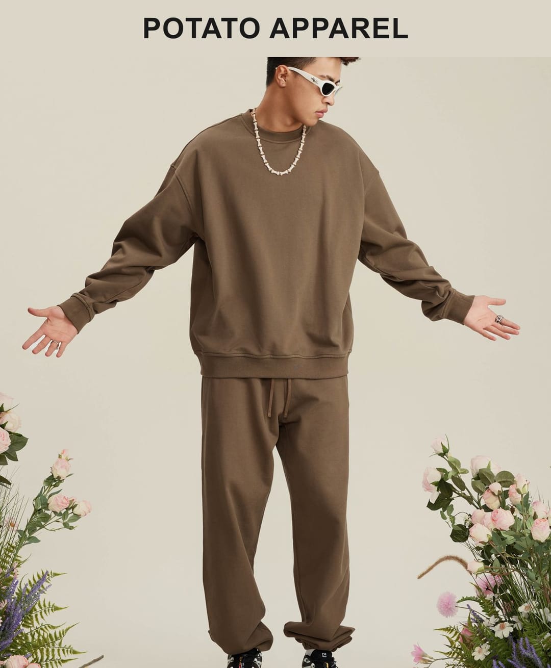 Heavy Weight Oversized Sweatshirt Cotton Terry 440Gsm – detail 11