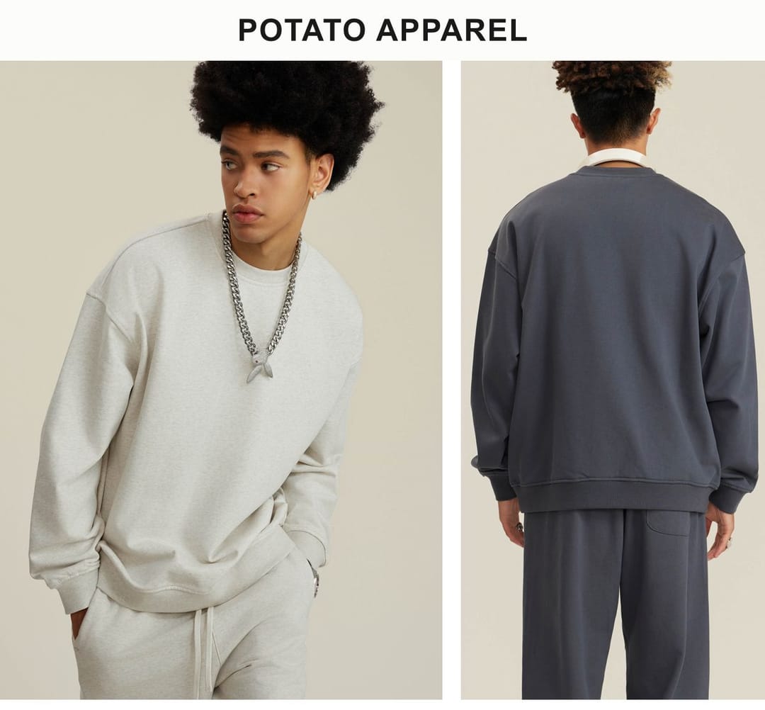 Heavy Weight Oversized Sweatshirt Cotton Terry 440Gsm – detail 12