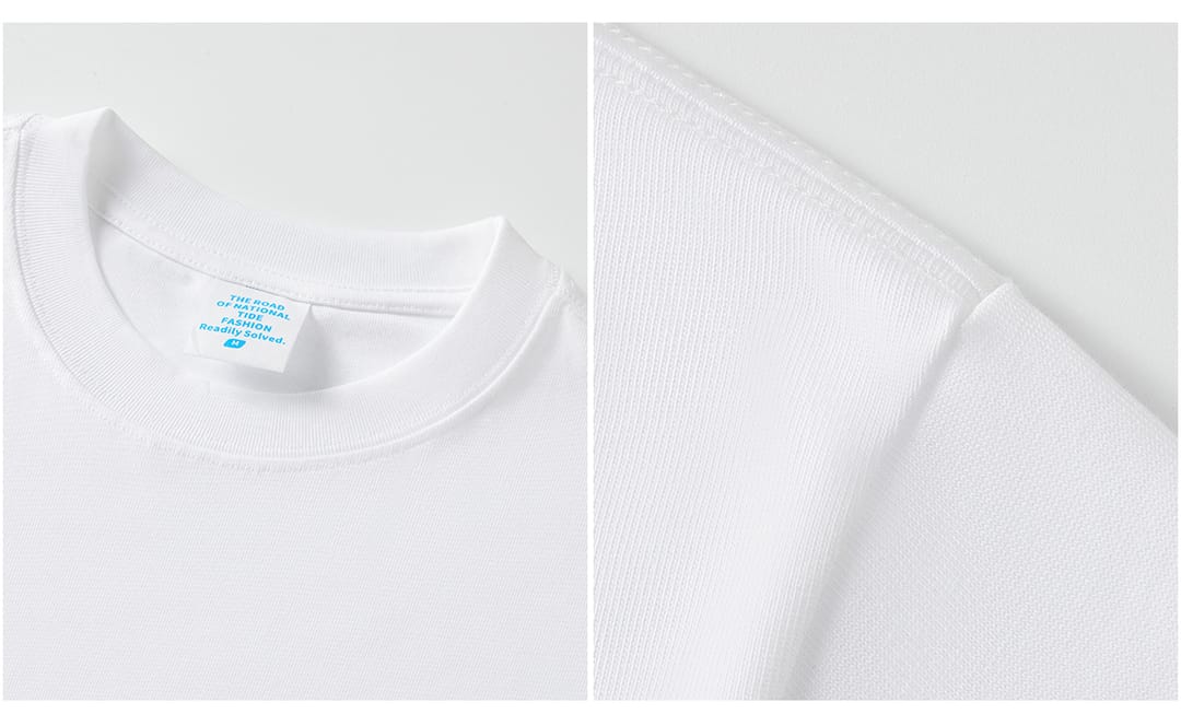 High quality Cotton terry 305Gsm solid Casual shirts – detail 4