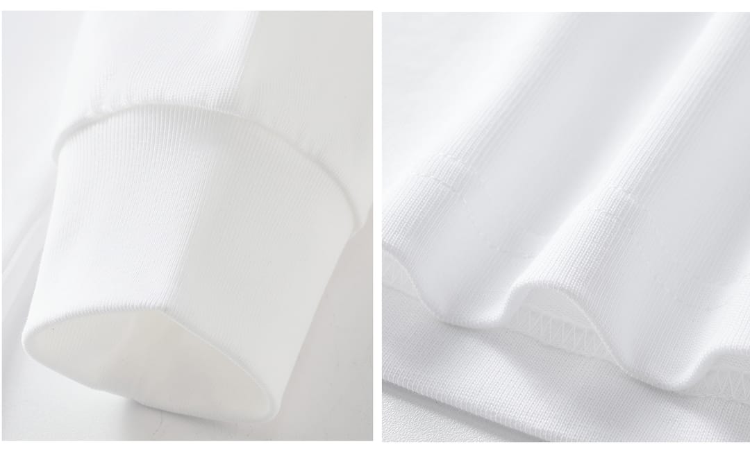 High quality Cotton terry 305Gsm solid Casual shirts – detail 5