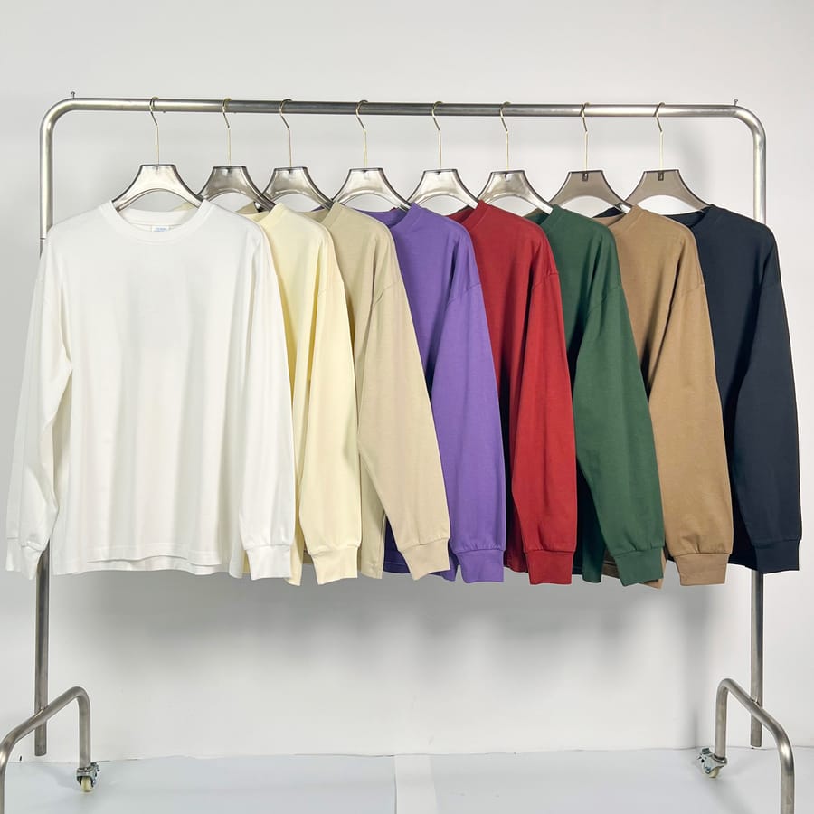 High quality Cotton terry 305Gsm solid Casual shirts thumbnail 5