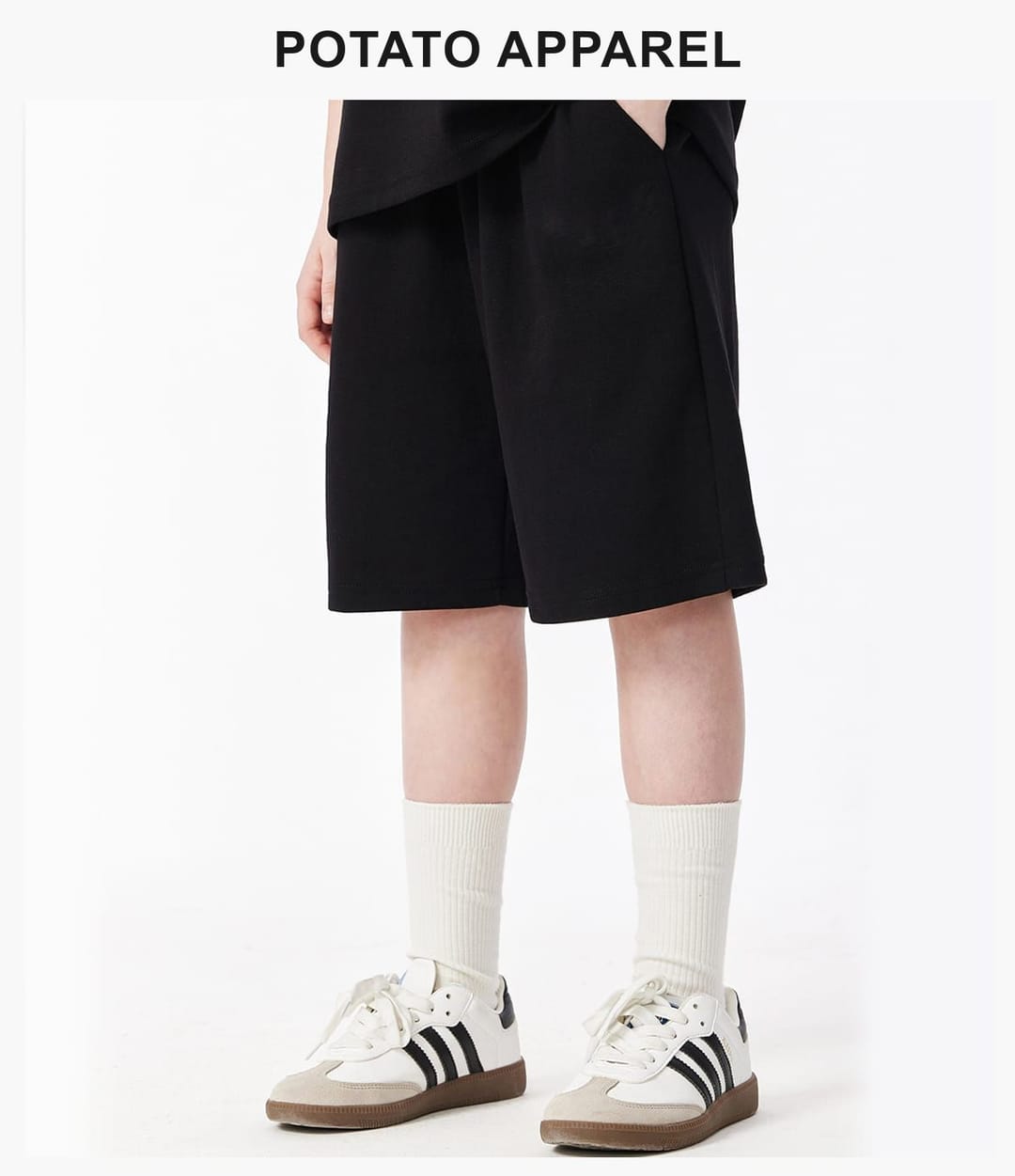 Kids‘ 200GSM French Terry Outdoor Shorts – detail 8