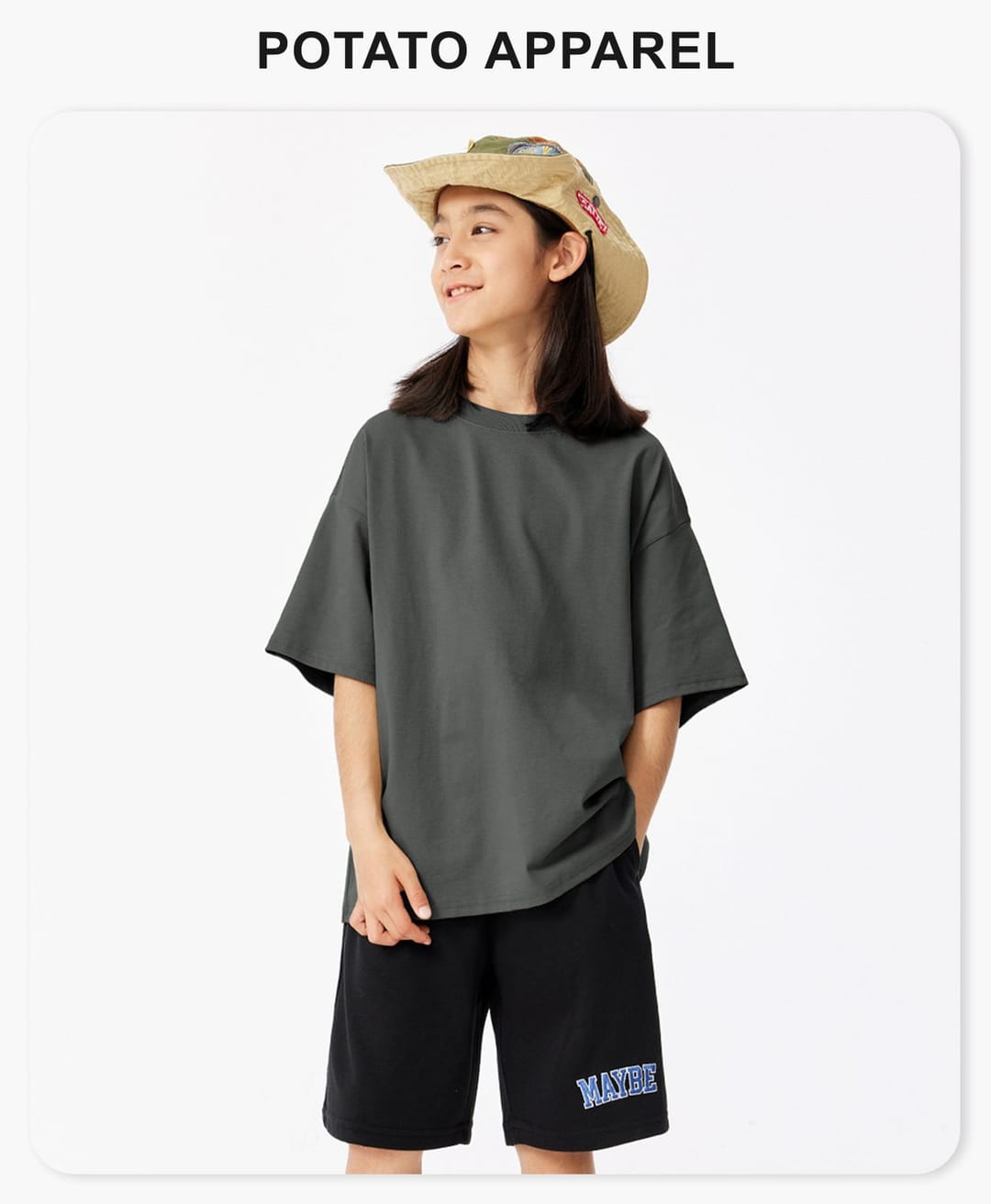 Kids’ 230Gsm UPF 50+ Cooling Quick-Dry T-Shirt – detail 1