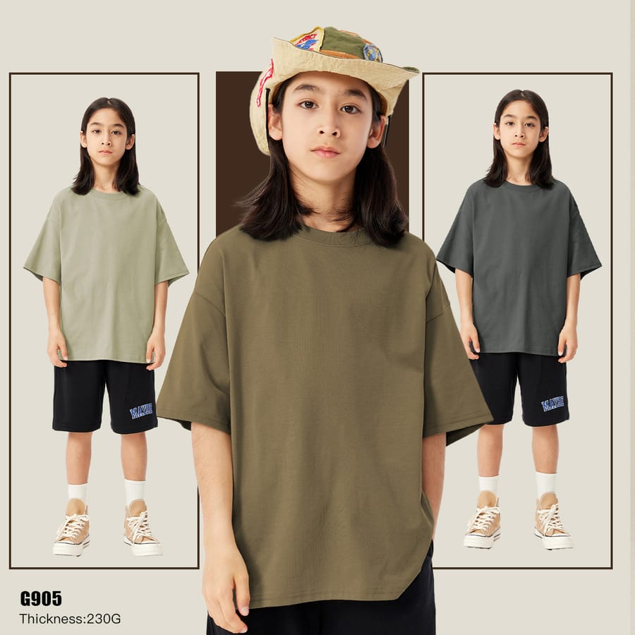 Kids’ 230Gsm UPF 50+ Cooling Quick-Dry T-Shirt thumbnail 2