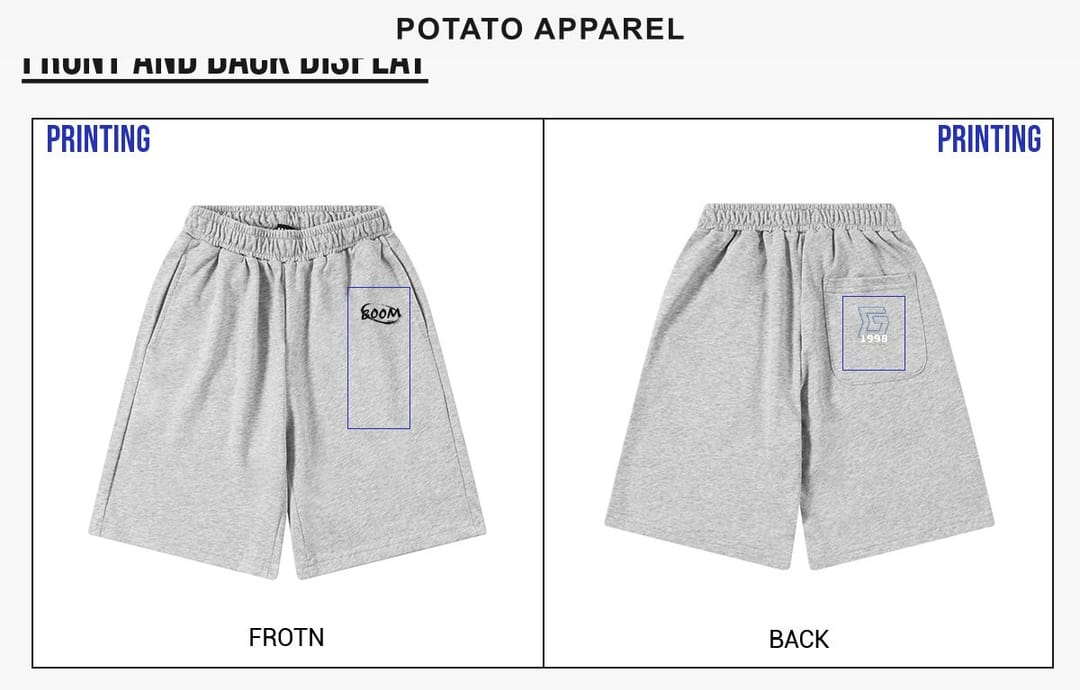 Kids‘ 250 GSM French Terry Sport Shorts – detail 6