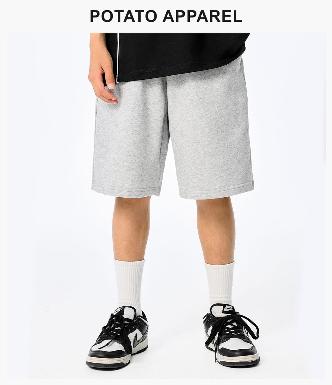Kids‘ 250 GSM French Terry Sport Shorts – detail 8
