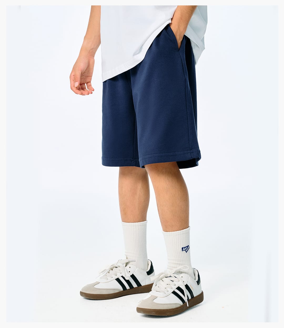 Kids‘ 250 GSM French Terry Sport Shorts – detail 9