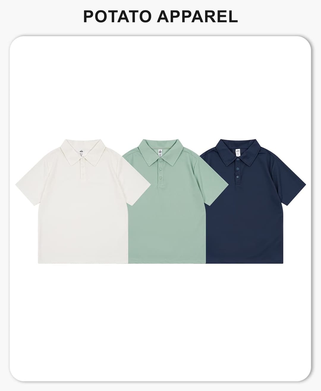 Kids‘ Cooling Quick-Dry 160G Pique Polo Shirt – detail 1