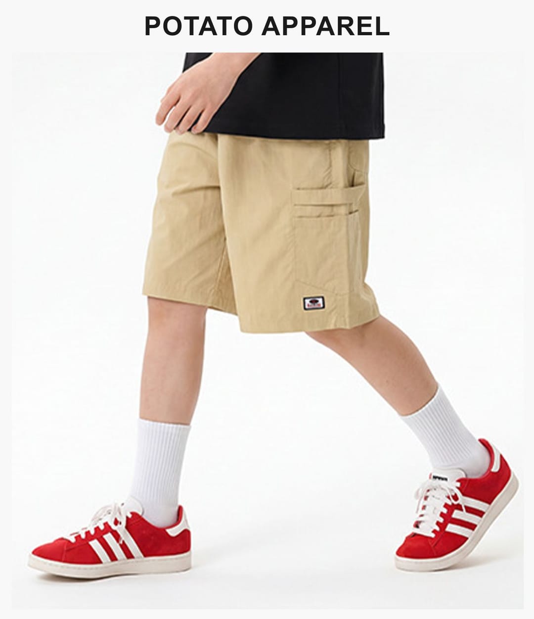 Kids‘ Lightweight Woven Cargo Shorts – detail 7