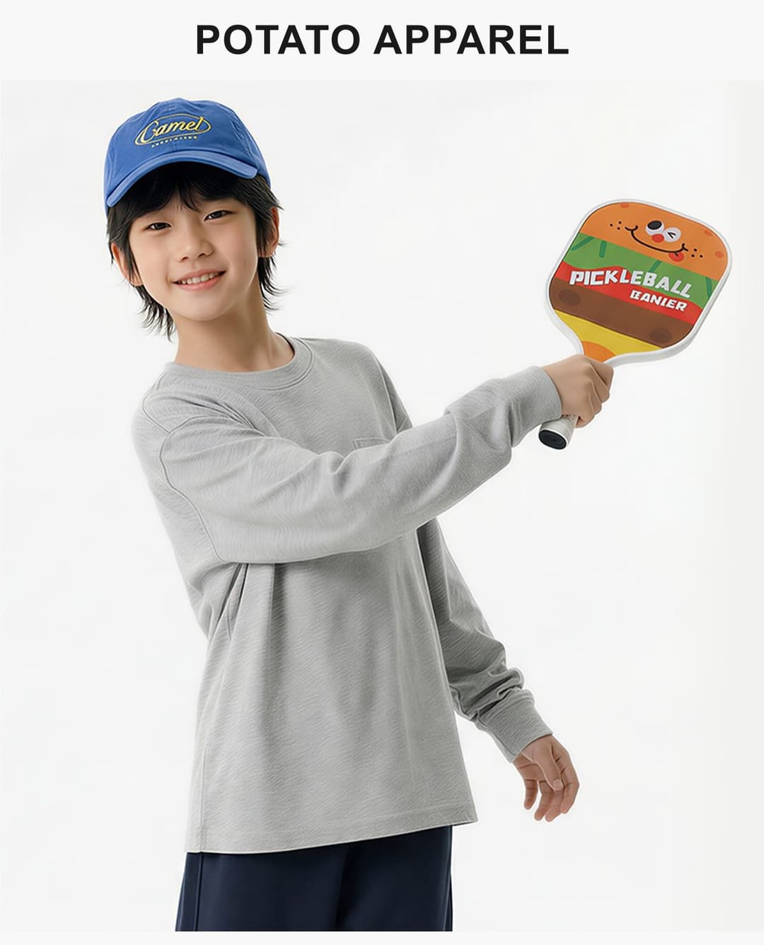Kids‘ Soft Skin-Friendly Cooling 175G Long Sleeve T-Shirt – detail 7
