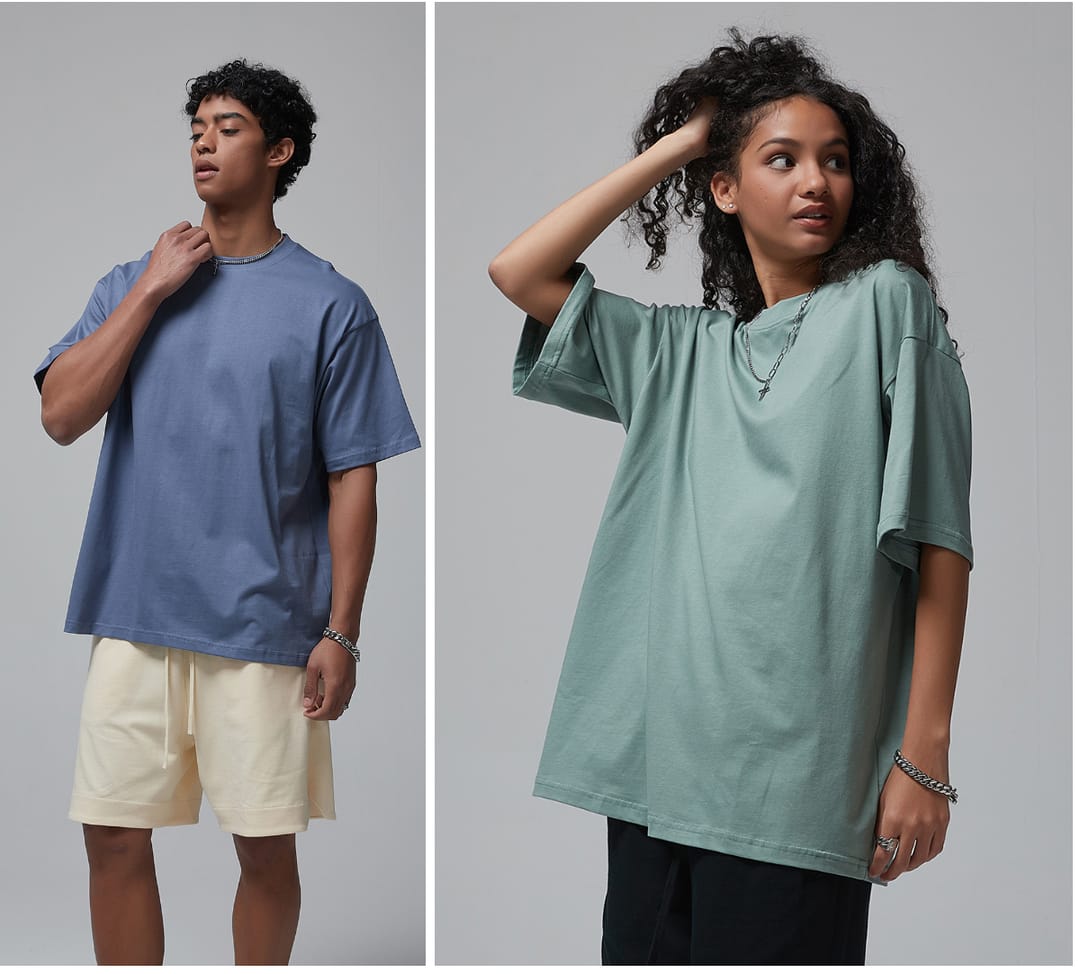 Light Weight 190GSM Oversized Cotton T-shirt 10 Colors – detail 14