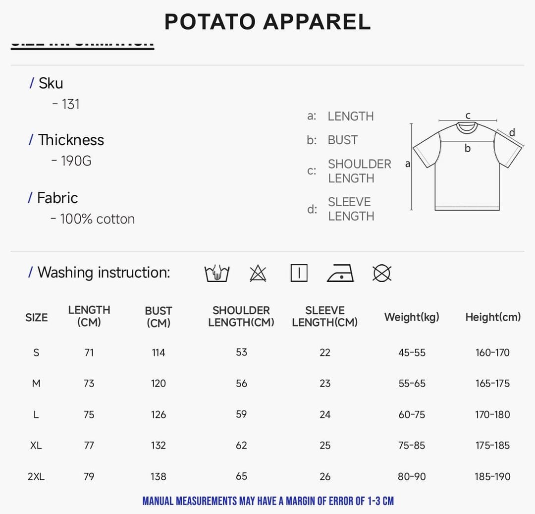 Lightweight 190GSM 20s 100% Cotton Oversized T-shirt – detail 2