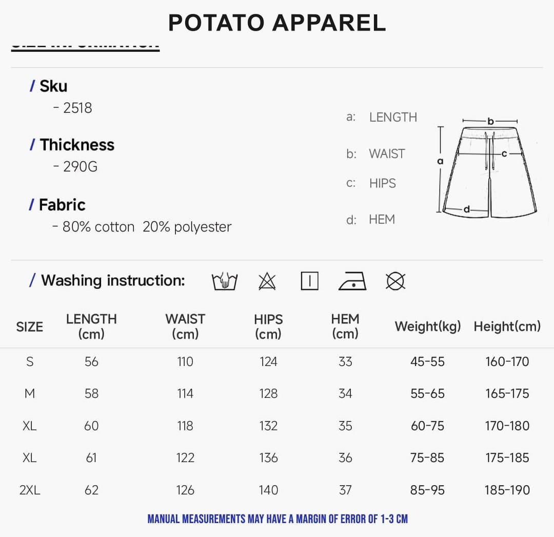 Lightweight Fleece 290 GSM Soft Shorts – detail 2
