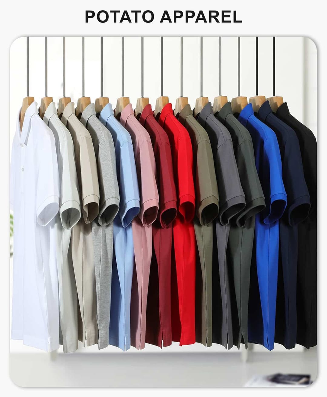 Lightweight Pique 170 GSM Polo Shirt – detail 1
