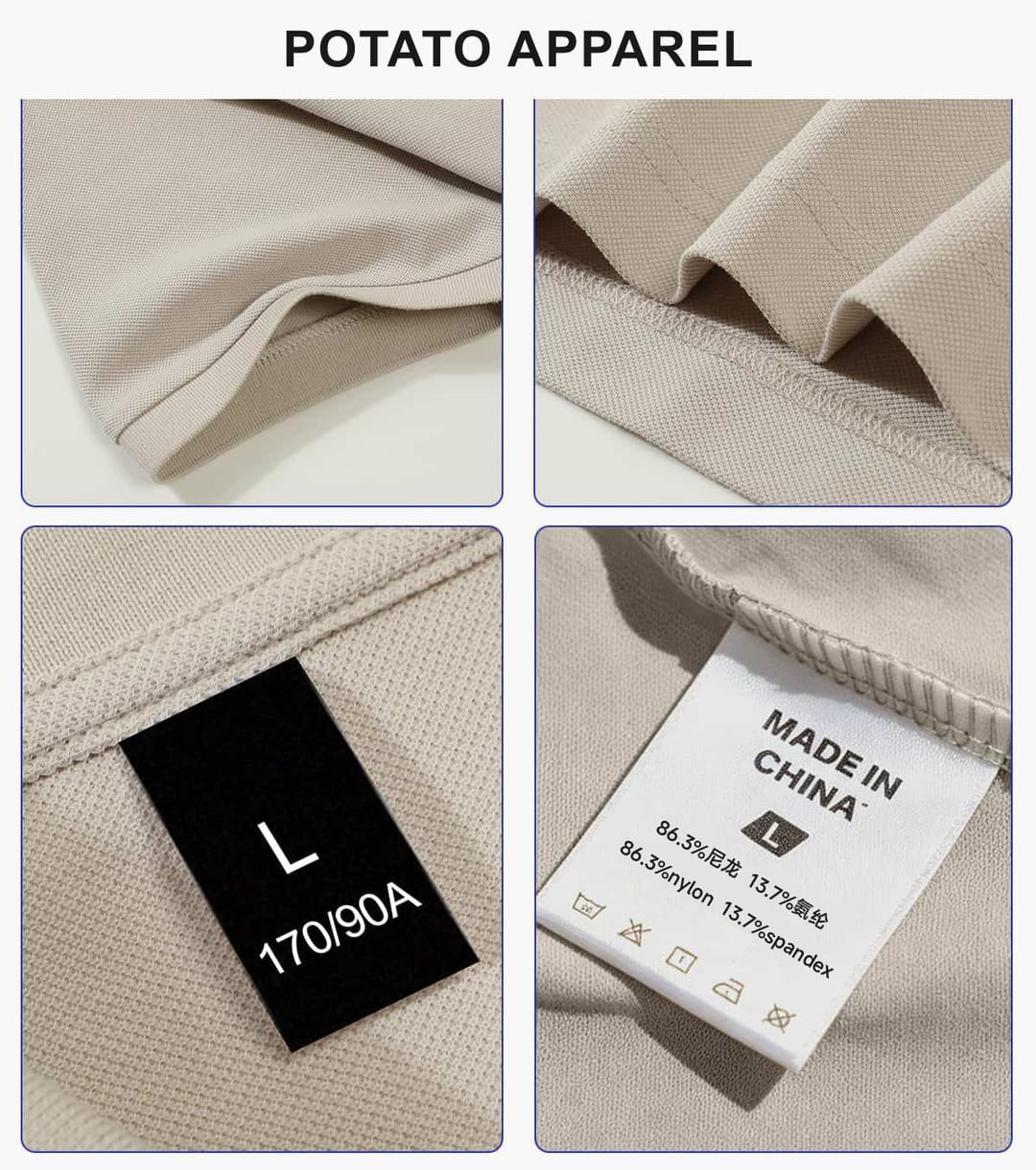 Lightweight Pique 170 GSM Polo Shirt – detail 6