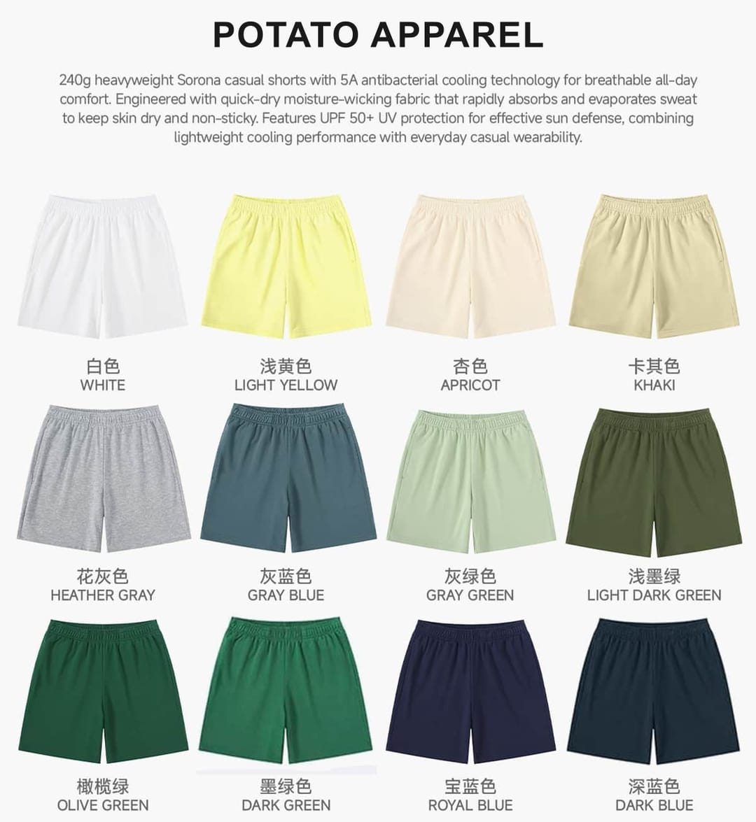Lightweight Terry 280GSM Breathable Shorts – detail 3