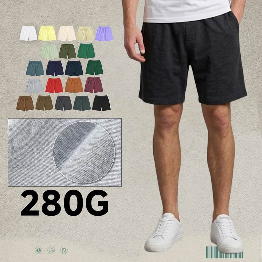 Lightweight Terry 280GSM Breathable Shorts