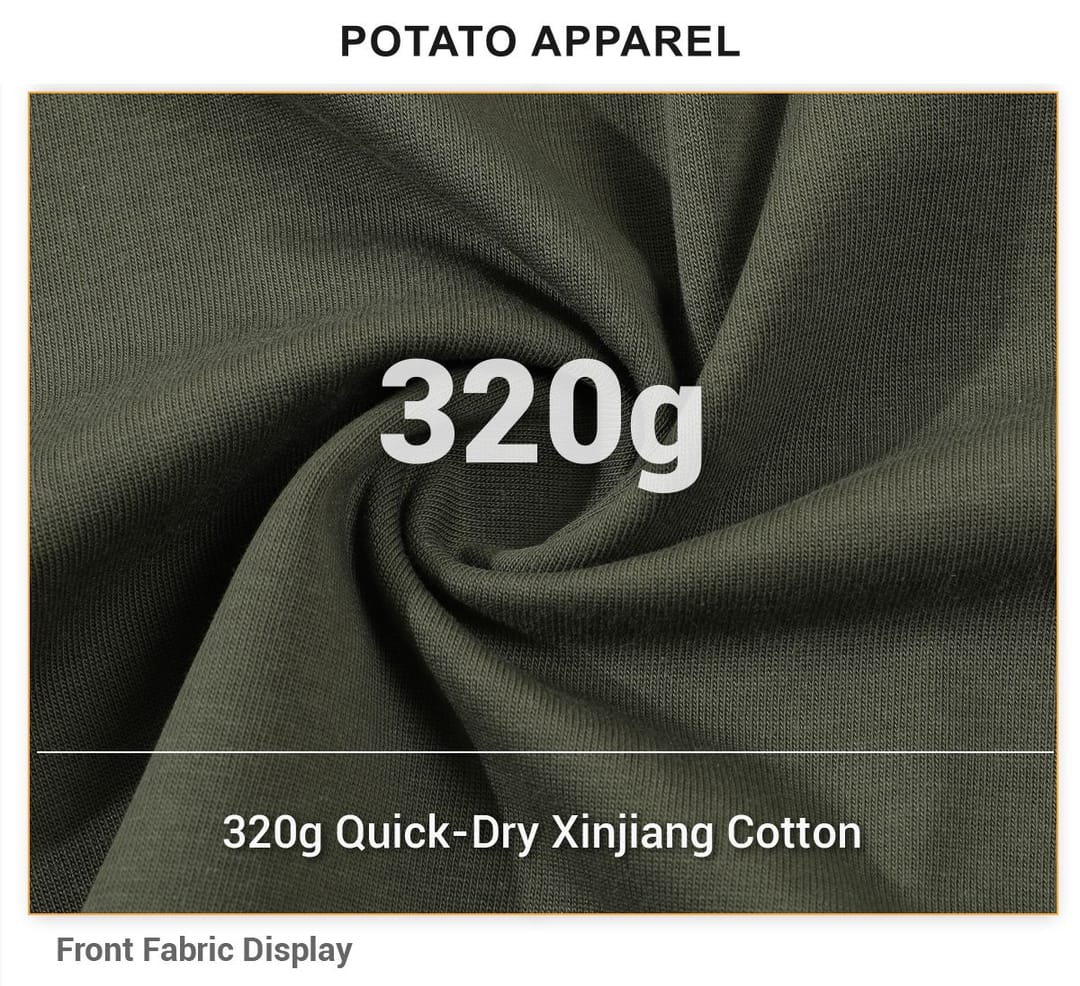 Long-Staple Cotton 320Gsm Oversize T-Shirt – detail 7