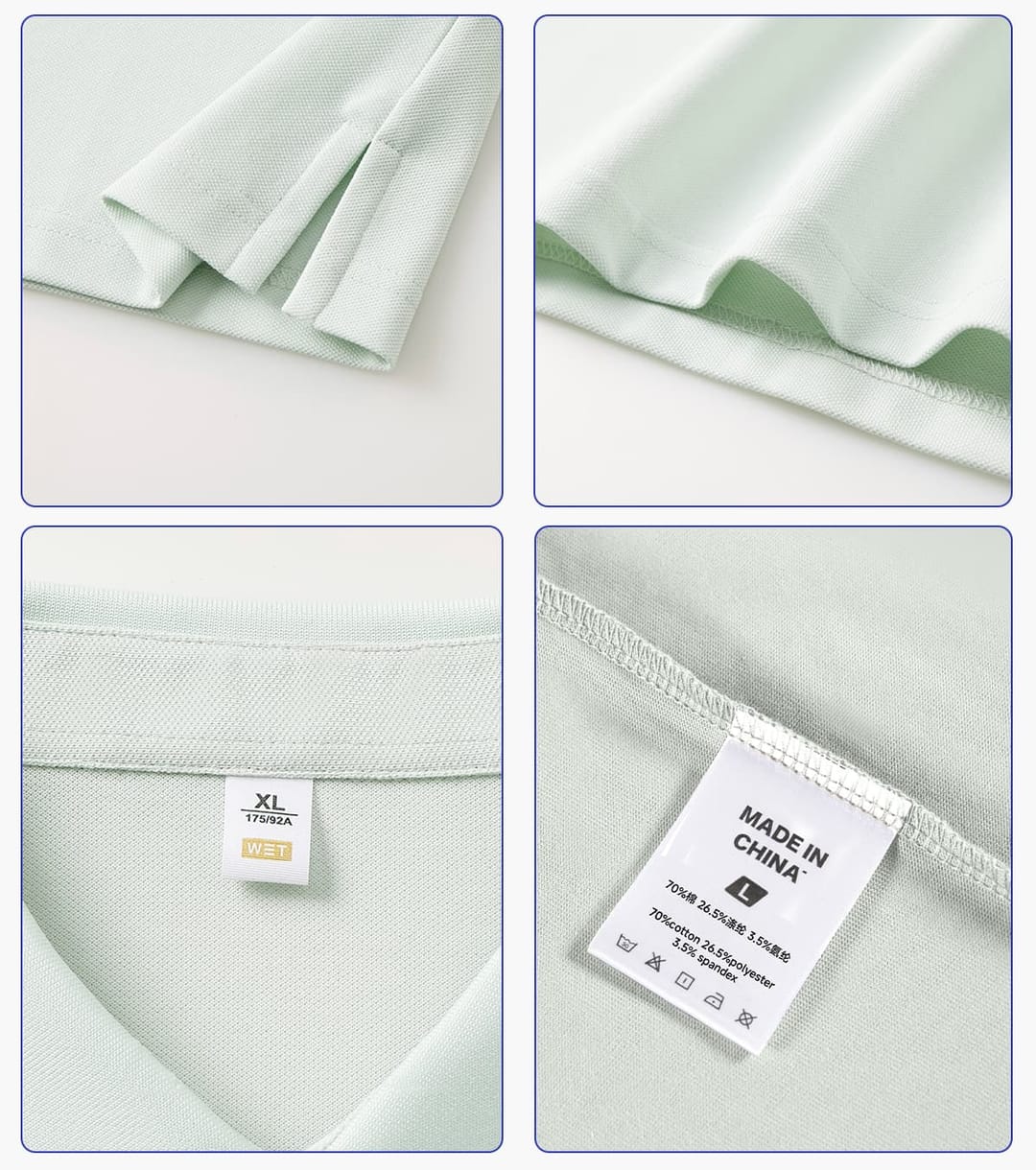 Long-Staple Cotton 32s 210GSM Polo Shirt – detail 5