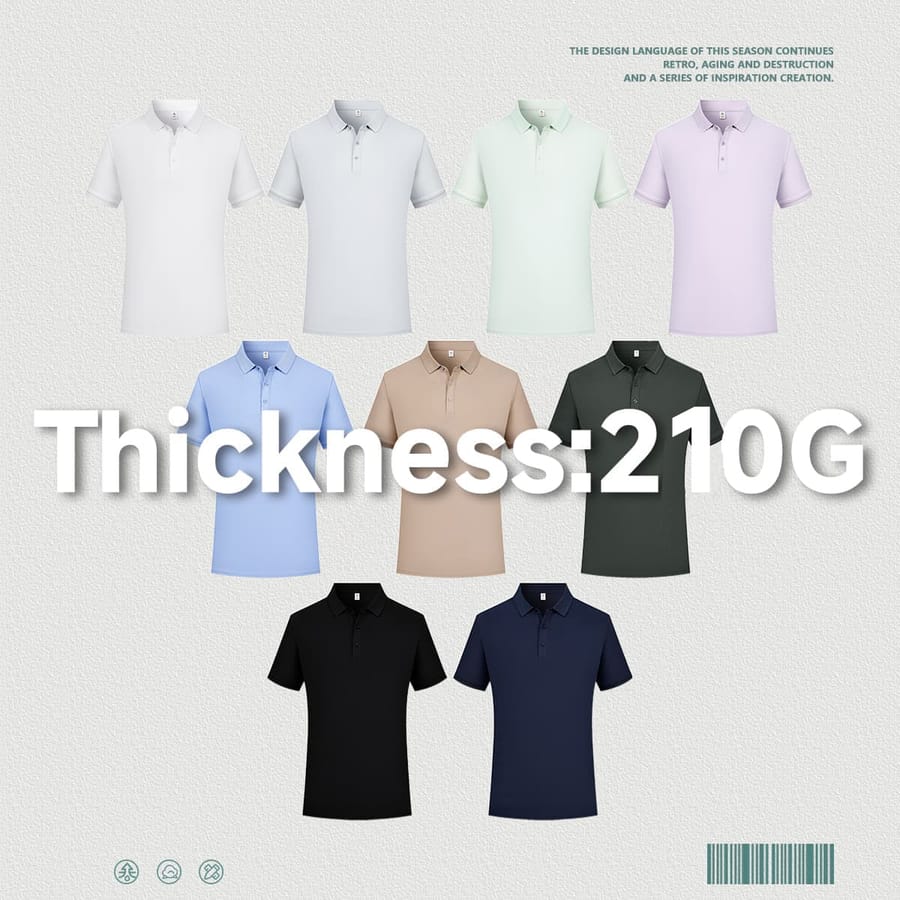 Long-Staple Cotton 32s 210GSM Polo Shirt thumbnail 2