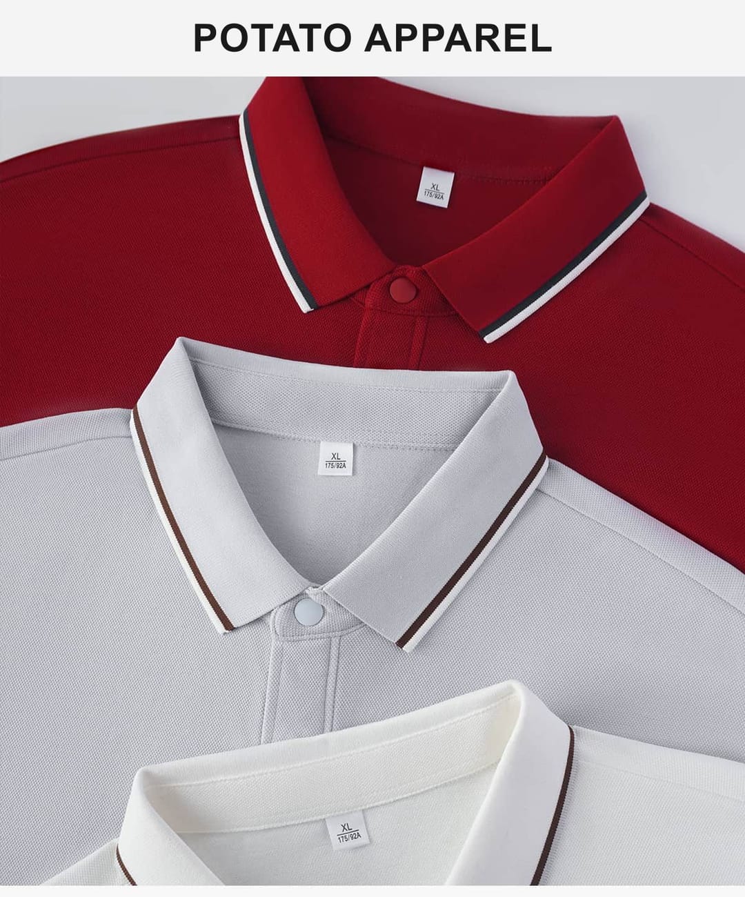 Lyocell 40s 220GSM Contrast Collar Polo Shirt – detail 13