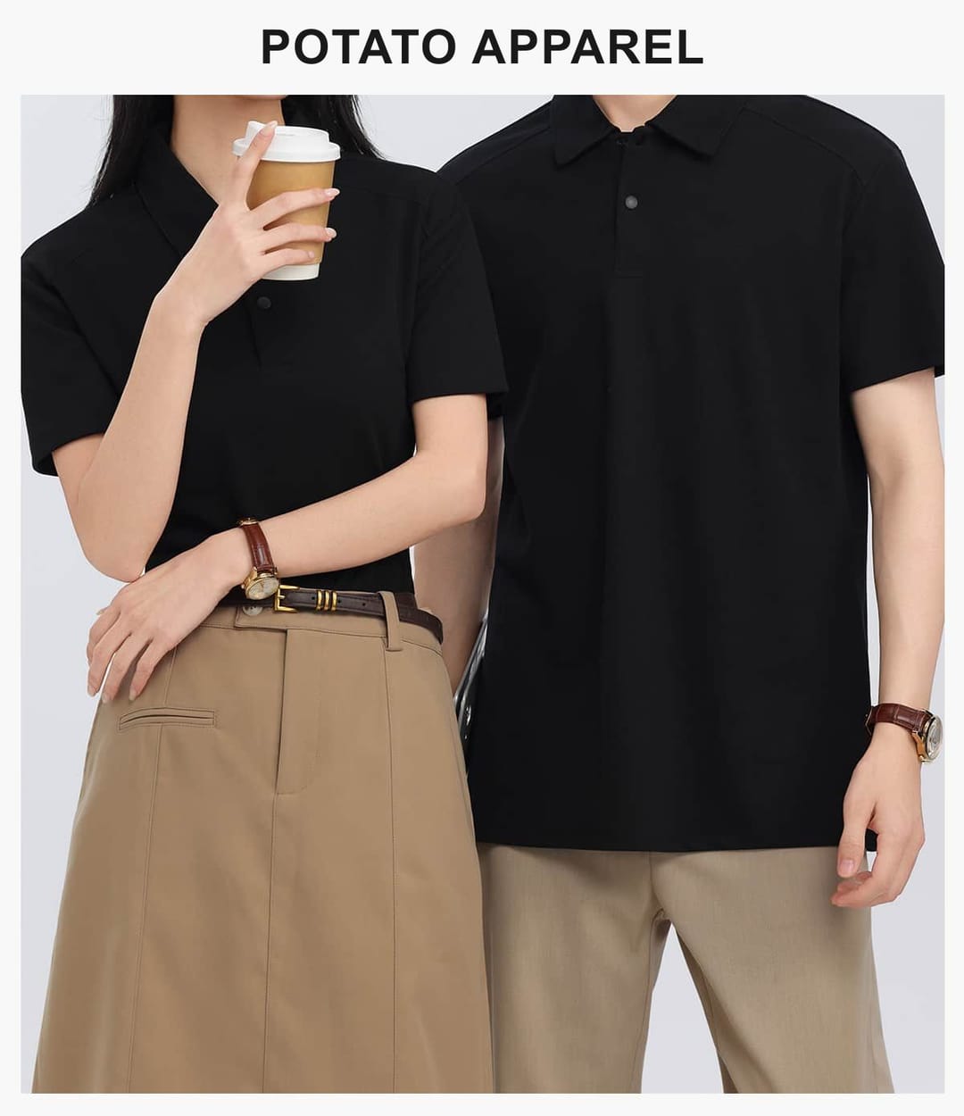 Lyocell 40s 220GSM Soild Golf Shirt – detail 10
