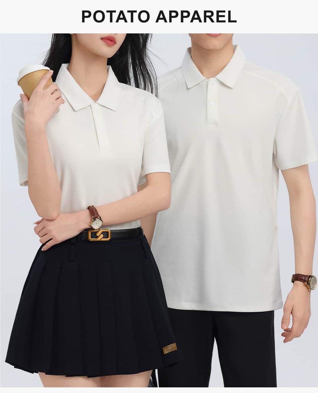 Lyocell 40s 220GSM Soild Golf Shirt – detail 7