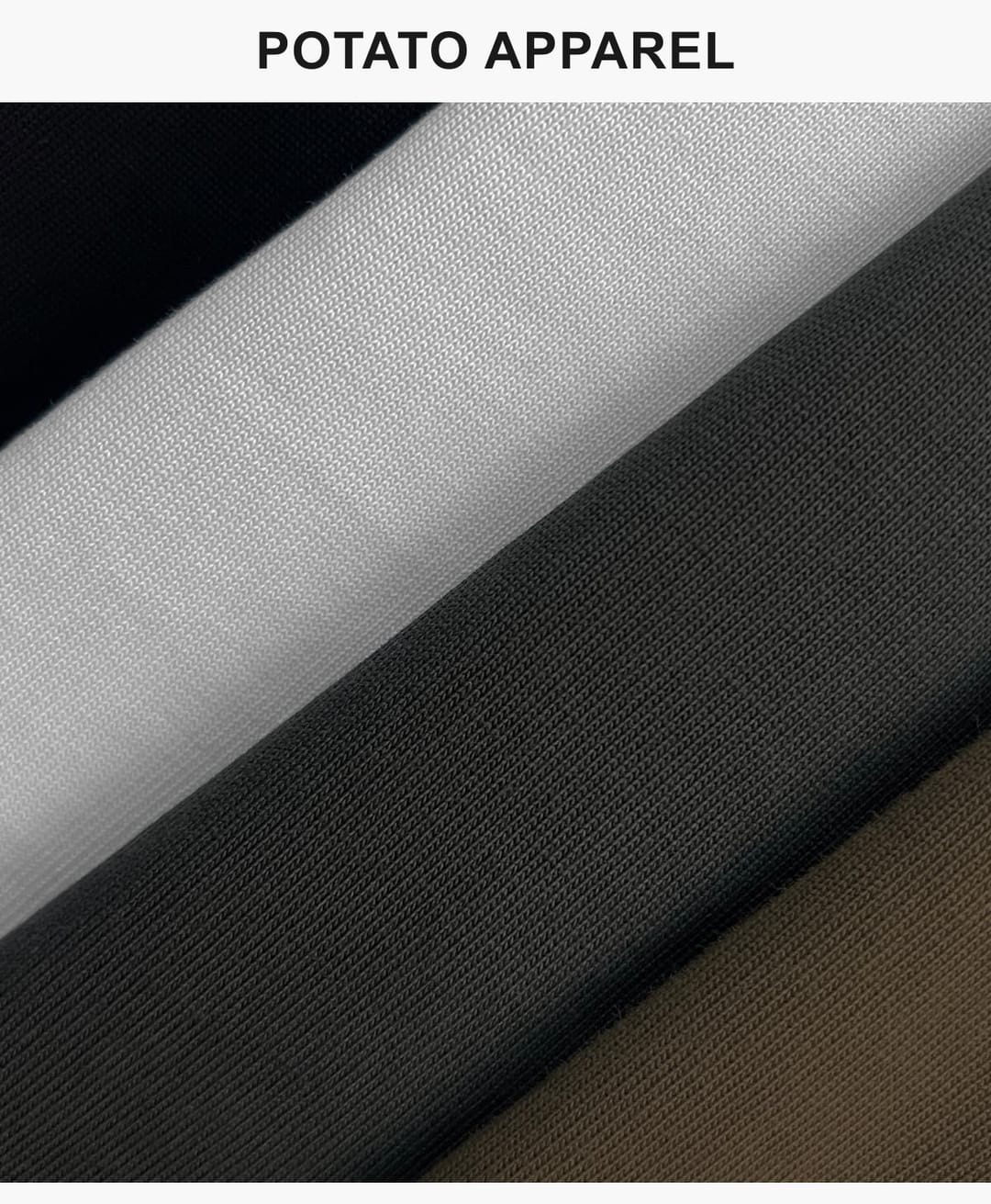 Men‘s Mock Neck Boxy Fit 305g Cotton T-Shirt – detail 14