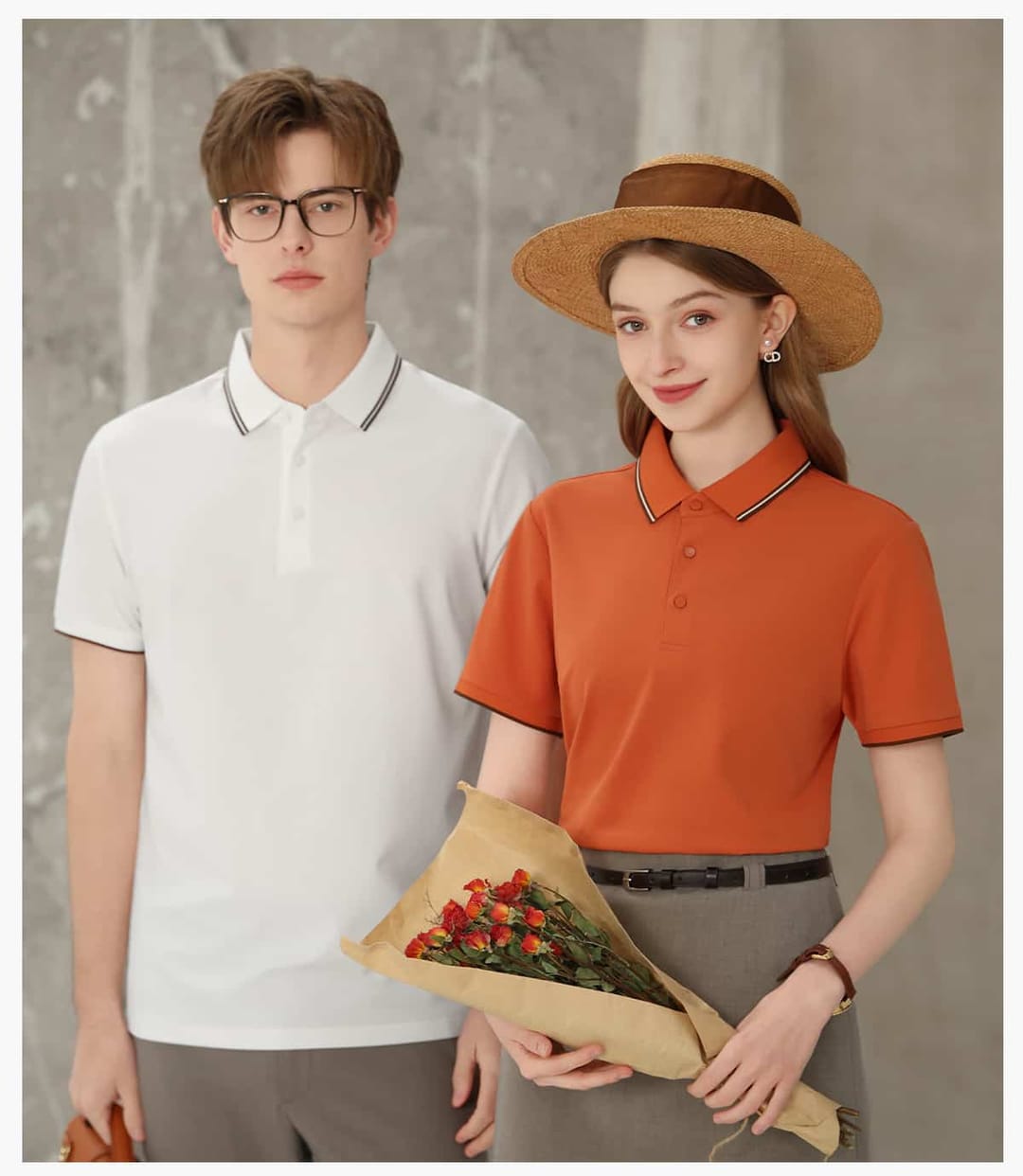 Modal Cotton 200G Contrast Collar Golf Shirt – detail 8