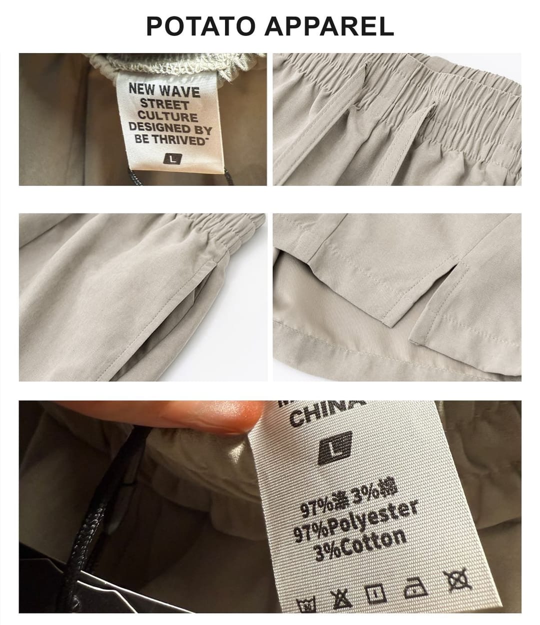 Outdoor 160GSM Quick drying Beach Shorts – detail 6