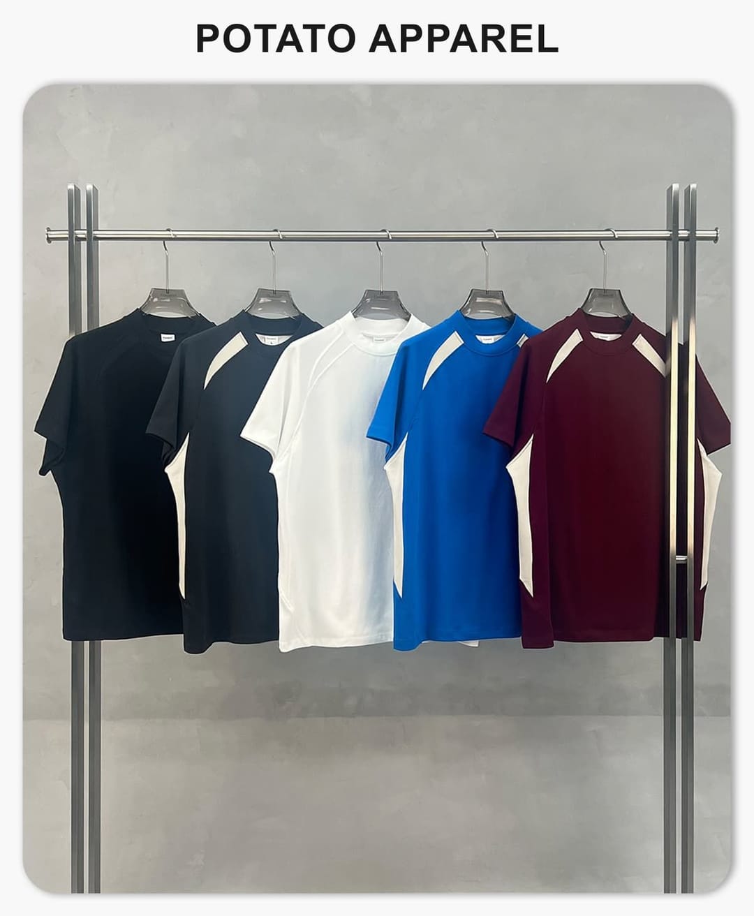 Outdoor Cooling Colorblock 240GSM Quick-Dry Tee – detail 1