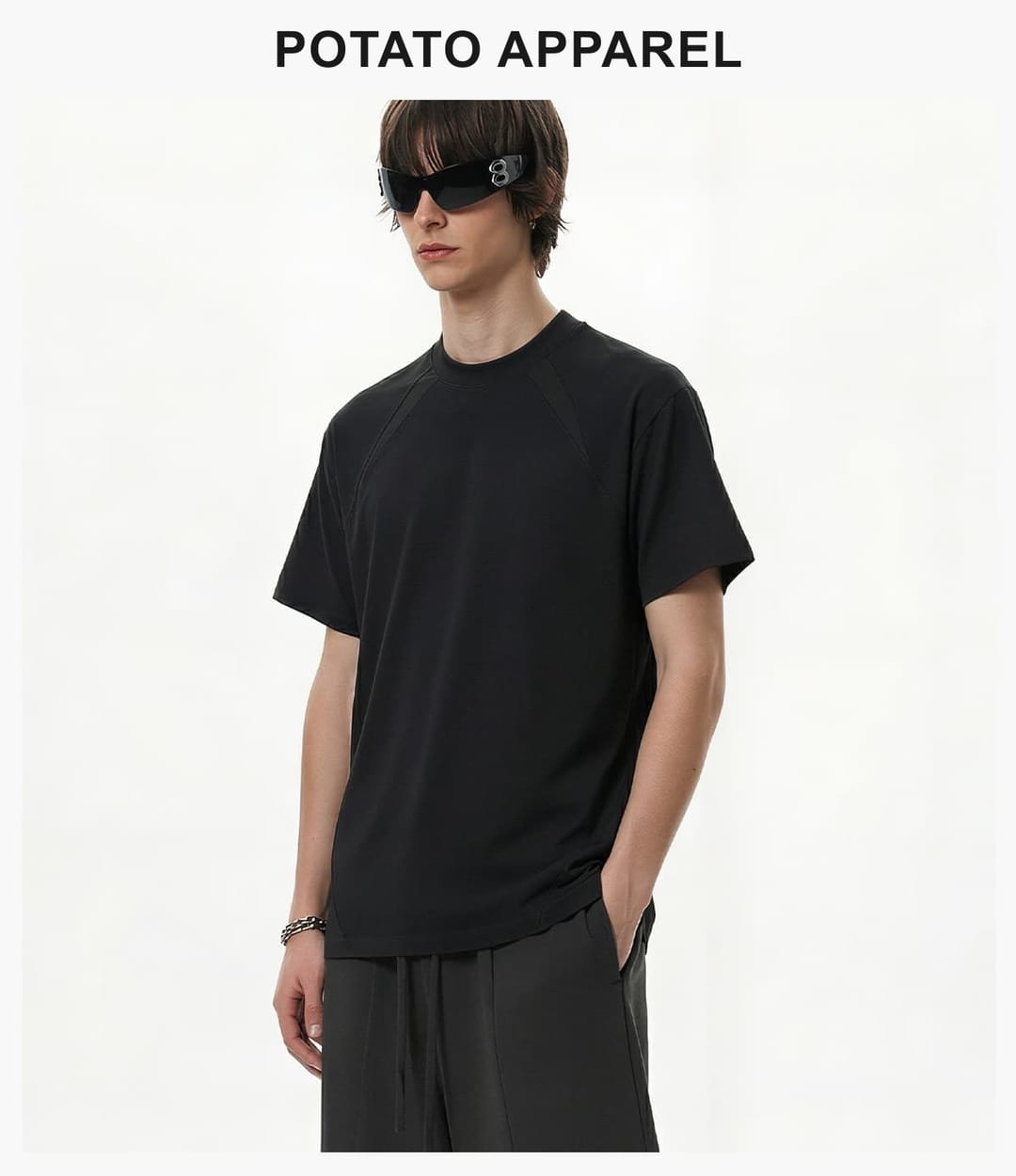 Outdoor Cooling Colorblock 240GSM Quick-Dry Tee – detail 11
