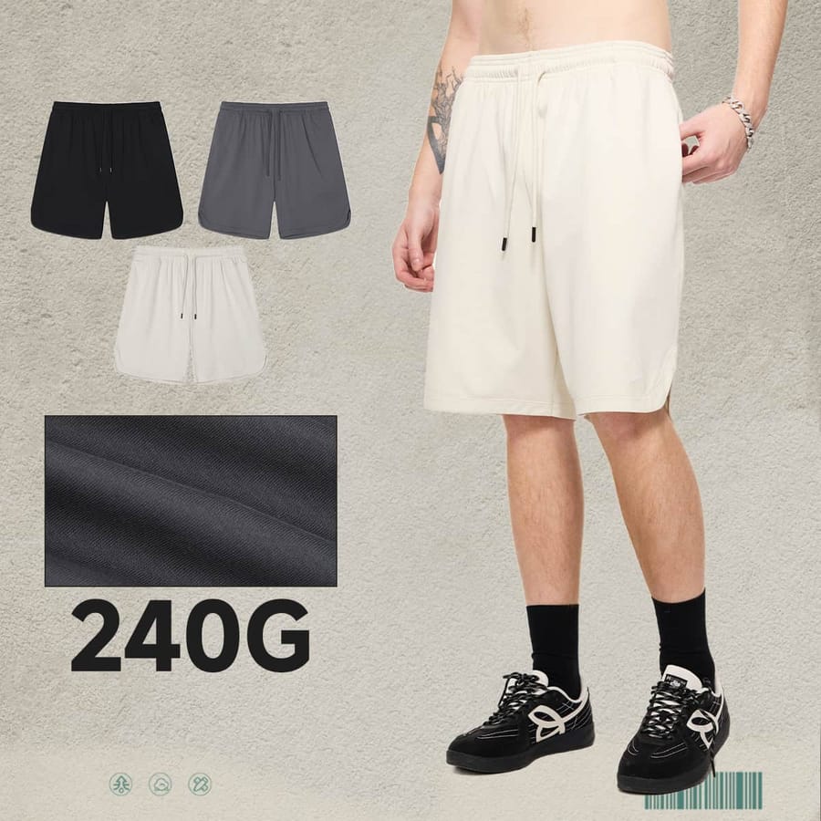 Outdoor Lightweight 240g Quick-Dry Mesh Casual Shorts